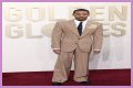 Tyler James Williams Dons Pin-striped Suit at Golden Globes 2024